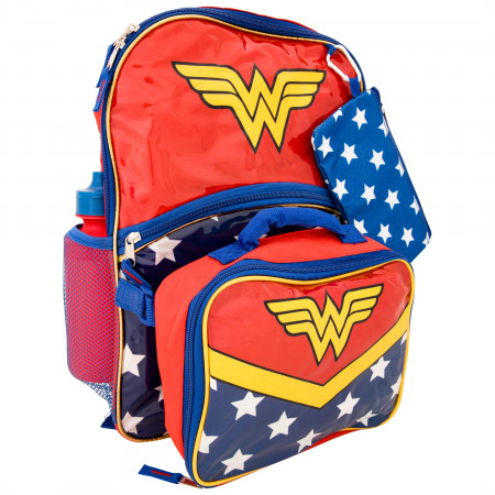 Wonder Woman 5-Piece 16" Backpack Set